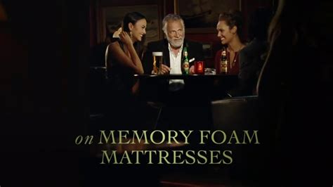 Dos Equis TV commercial - Memory Foam Mattresses