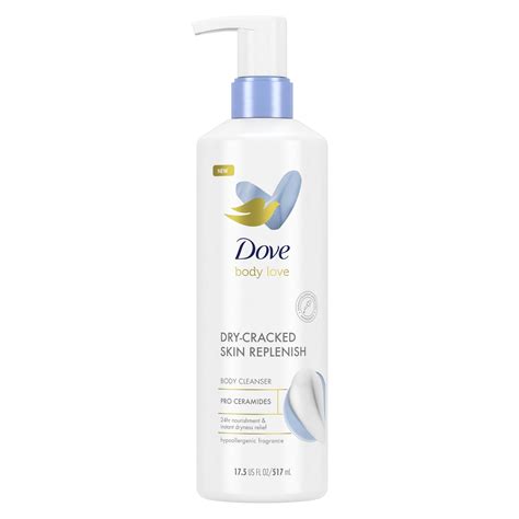 Dove (Skin Care) Love Dry-Cracked Replenish Body Cleanser logo