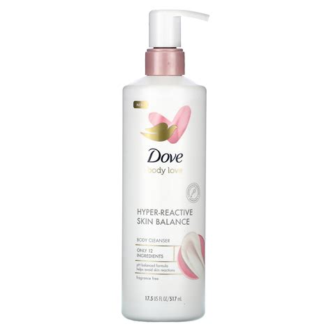 Dove (Skin Care) Love Hyper-Reactive Skin Balance Body Cleanser logo