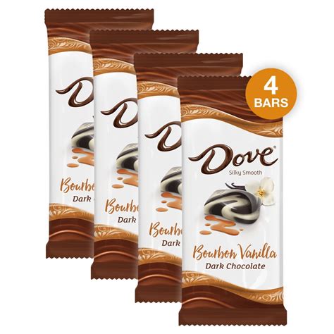 Dove Chocolate Bourbon Vanilla Dark Chocolate Bar logo
