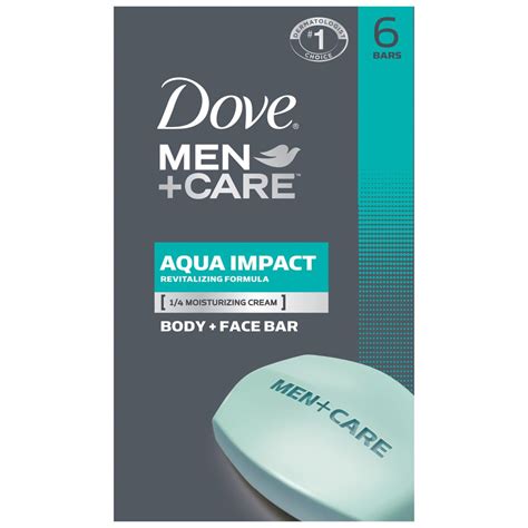 Dove Men+Care (Deodorant) Aqua Impact Body + Face Bar logo