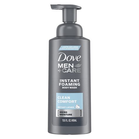 Dove Men+Care (Deodorant) Clean Comfort Foaming Body Wash commercials