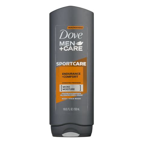Dove Men+Care (Deodorant) SportCare Body Wash Endurance+Comfort logo