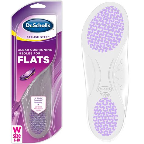 Dr. Scholl's Stylish Step Clear Cushion Insoles for Flats logo