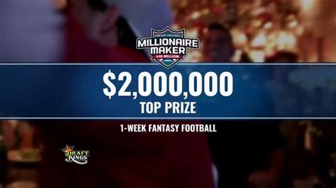 DraftKings Fantasy Football TV commercial - Giant Check