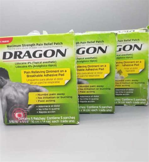 Dragon Maximum Strength Pain Relief Patches commercials