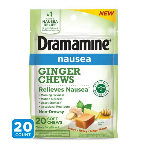 Dramamine Ginger Chews logo