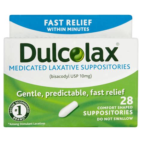 Dulcolax Medicated Laxative Suppository commercials