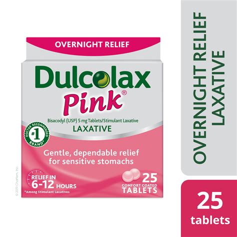 Dulcolax Pink Laxative Tablets logo