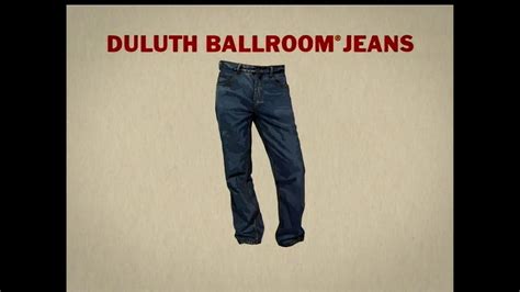 Duluth Ballroom Jeans TV commercial - Crouching in Average Jeans