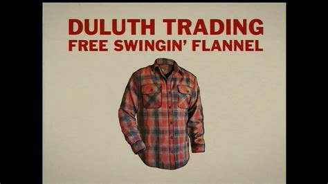 Duluth Trading Company Free Swingin' Flannel TV Spot, 'Swing Swing Swing'