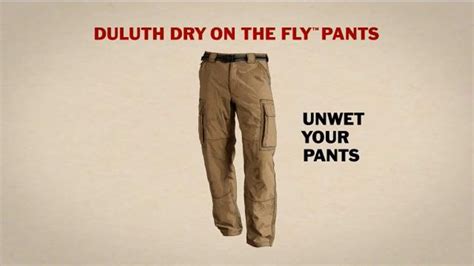 Duluth Trading TV Spot, 'Unwet Your Pants' created for Duluth Trading Company