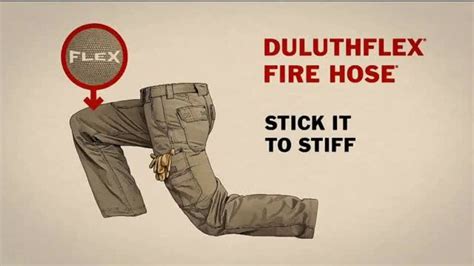 Duluthflex Fire Hose Work Pants TV Spot, 'Stick It to Stiff' created for Duluth Trading Company