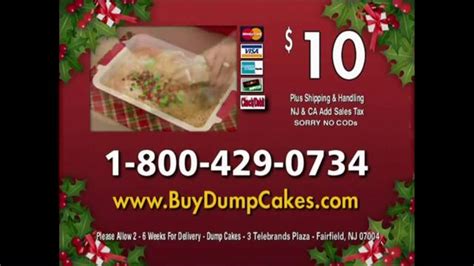 Dump Cakes TV commercial - Holidays