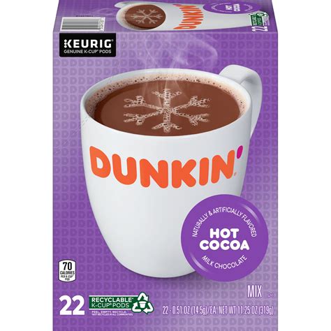 Dunkin' (K-Cups) K-Cup Hot Cocoa logo
