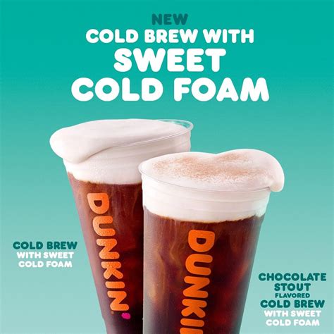 Dunkin' Cold Brew With Sweet Cold Foam logo