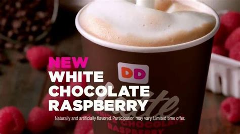 Dunkin' Donuts White Chocolate Raspberry Lattes and Coffees TV Spot featuring Cate Cohen