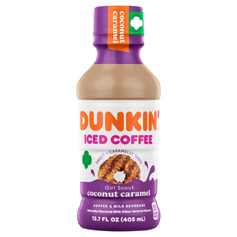 Dunkin' Girl Scouts Coconut Caramel Latte