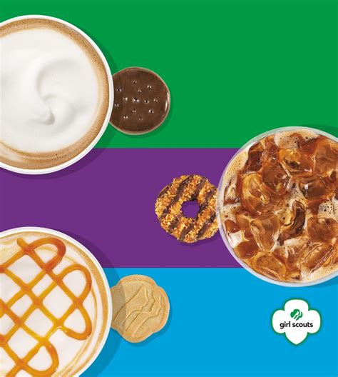 Dunkin' Girl Scouts Trefoils Shortbread Latte logo