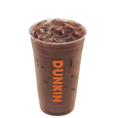 Dunkin' Iced Coffee Dark Chocolate Mocha logo