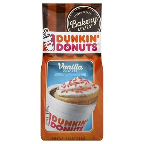 Dunkin' Vanilla Cupcake logo
