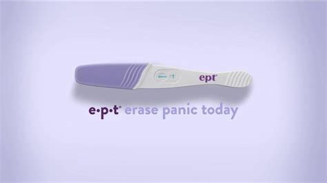 EPT TV Commercial for Not Yet Sigh of Relief Erase Panic Today