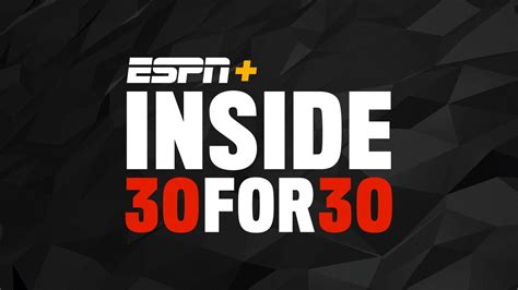 ESPN+ 30 for 30 commercials