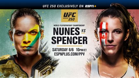ESPN+ UFC 250 Nunes vs. Spencer