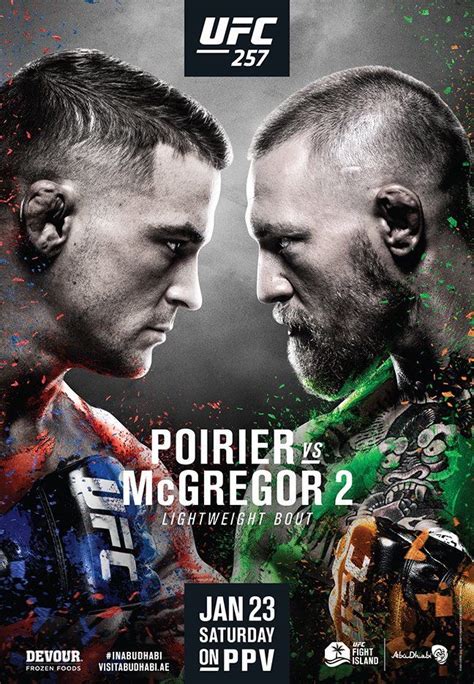 ESPN+ UFC 257 Poirier vs. McGregor 2 logo