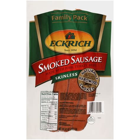 Eckrich Smoked Sausage Skinless logo