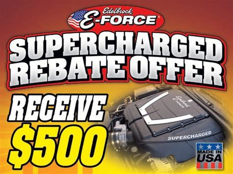 Edelbrock E-Force Supercharged Rebate Offer TV Spot created for Edelbrock