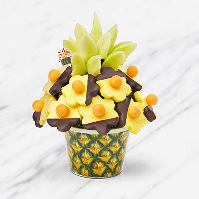 Edible Arrangements Chocolate Pineapple Solo Fruit-Topped Cheesecake