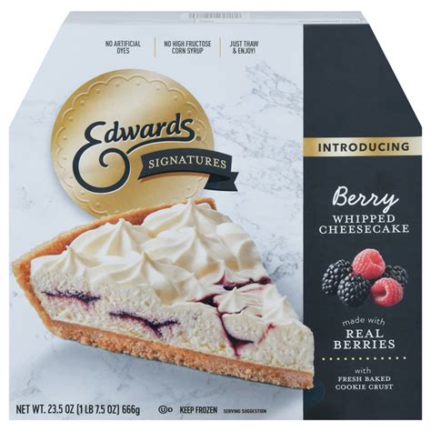 Edwards Desserts Signatures Berry Whipped Cheesecake logo