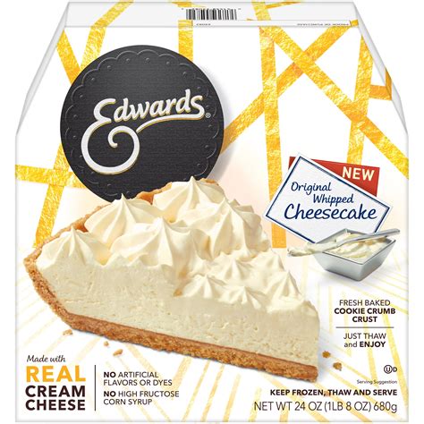Edwards Desserts Signatures Chocolate Whipped Cheesecake logo