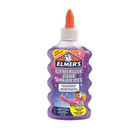 Elmer's Classic Glitter Glue, Purple logo