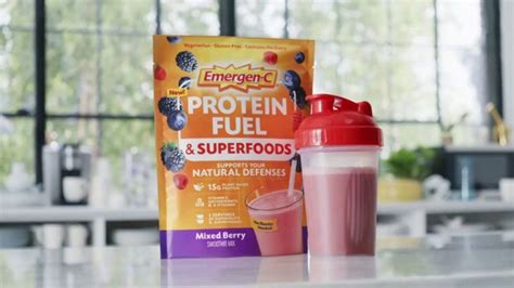 Emergen-C Protein Fuel & Superfoods TV Spot, 'Real Superfoods' created for Emergen-C