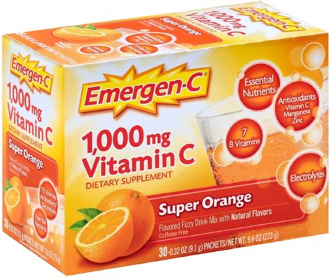 Emergen-C Super Orange Drink Mix logo
