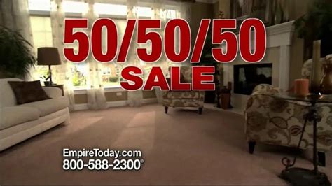 Empire Today 50-50-50 Sale TV Spot, 'Biggest Sale: Half off Your Entire Project'
