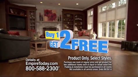 Empire Today Buy 1, Get 2 Free Sale TV Commercial