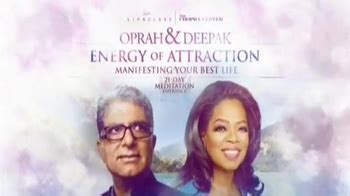 Energy of Attraction: Manifesting Your Best Life TV commercial - Oprah & Deepak