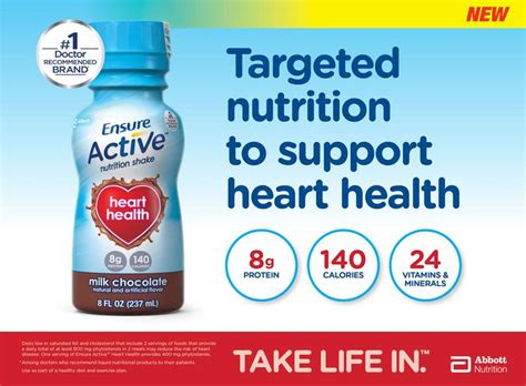 Ensure Active Heart Health Milk Chocolate commercials