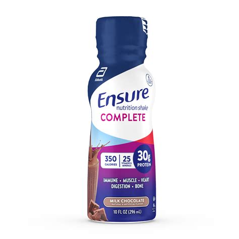 Ensure Nutrition Shake Chocolate commercials