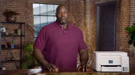 Epson EcoTank TV Spot, 'Lots of Ink: Incredible Amount of Ink' Featuring Shaquille O'Neal