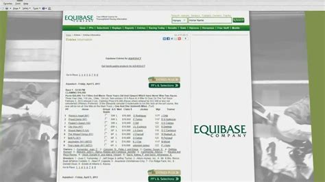 Equibase TV Spot created for Equibase