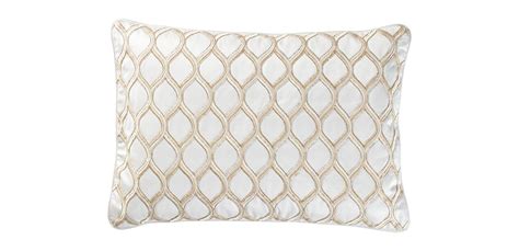 Ethan Allen Ogee Beaded Lumbar Pillow logo