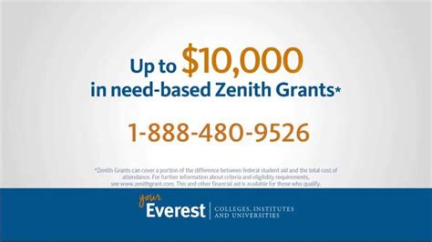 Everest College TV Spot, 'Zenith Grants'