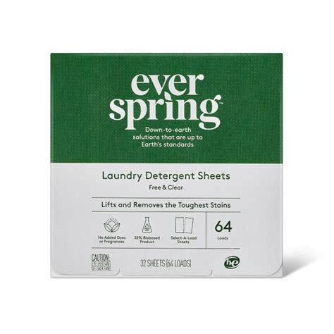 Everspring Free & Clear Laundry Detergent commercials