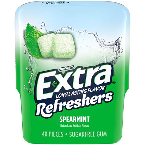 Extra Gum Refreshers Spearmint logo