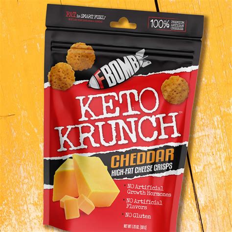 FBOMB Keto Crunch - Cheddar