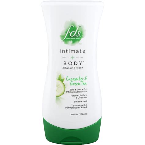 FDS Intimate + Body Wash Cucumber and Green Tea logo